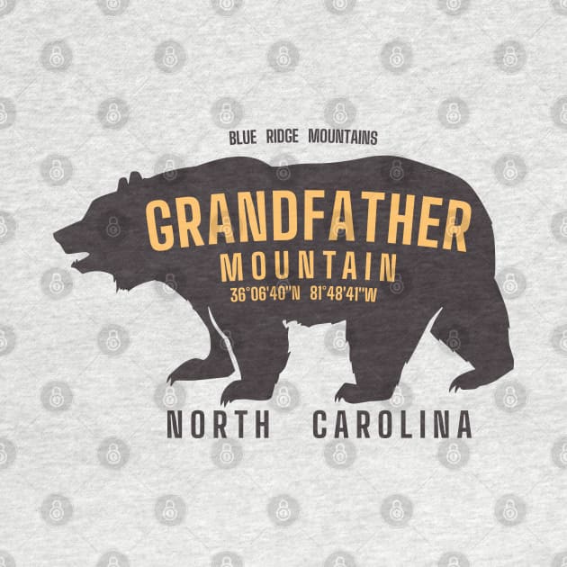 Grandfather Mountain Blue Ridge Mountains North Carolina Bear by Contentarama